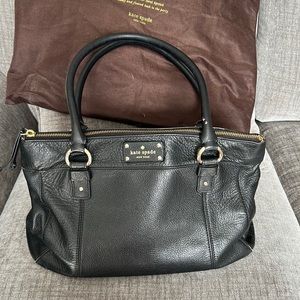 Large black Kate Spade purse